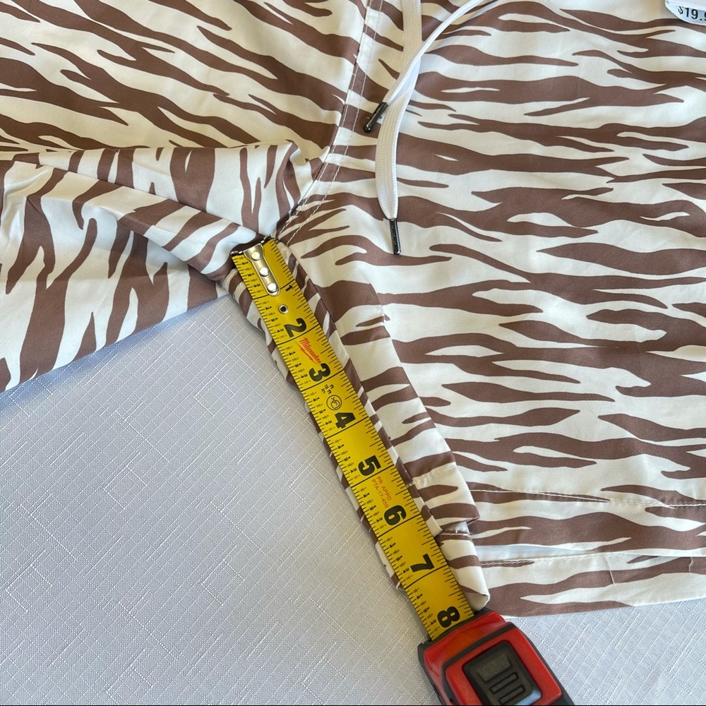 ONIA Swimwear ONIA swim Trucks ZEBRA Swim Shorts Trunks toasted coconut L - Picture 8 of 16